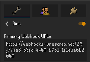 Dink Plugin Settings